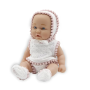Muñeca bebé con diferentes conjuntos de ropa
