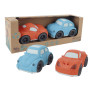 Pack 2 coches Eco Bio de paja de trigo | Juguete ecológico +18 meses
