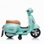 Mini Vespa Eléctrica 6V Azul Celeste Tachan | Moto Infantil con Licencia Oficial