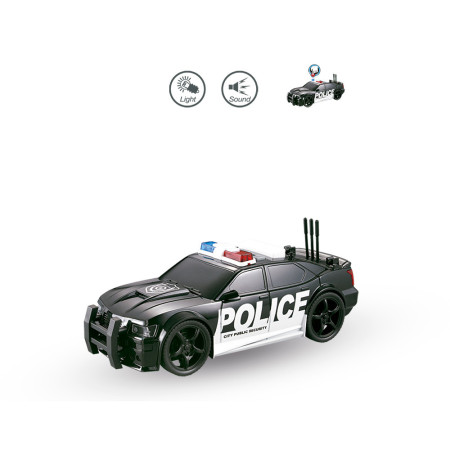 Coche de Policía Infantil Luz y Sonido Escala 1:20 | Vehículo Policía