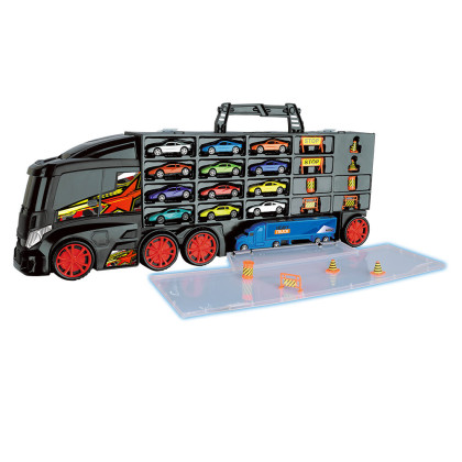 Camión XL Porta Coches Die Cast Tachan | Transportador con Vehículos