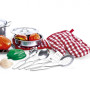 Set de Menaje de Cocina Acero Inoxidable 23 Piezas | Cocina Infantil