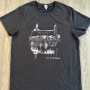 Camiseta Negra Ermita de Muel | Diseño Exclusivo Adiario Store