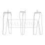 Pantalón de Chef Sirloin Raya Diplomática | Hostelería | Adiario Store