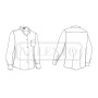 Camisa Sharon Mujer Manga Larga Negra | Hostelería | Adiario Store