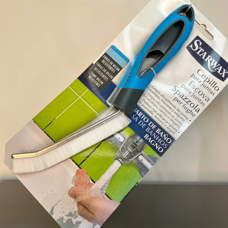 Cepillo para juntas limpieza precisa en azulejos y suelos