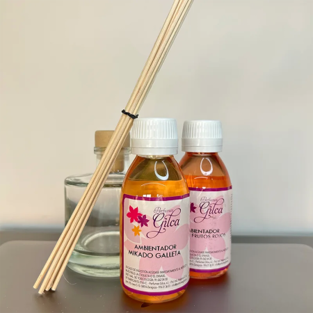Pack ambientador mikado frasco 200 ml + varillas
